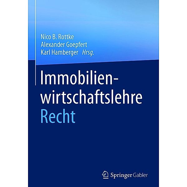 Immobilienwirtschaftslehre - Recht