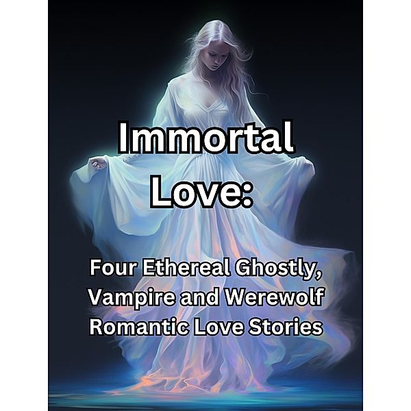 Immortal Love. Four Ethereal Ghostly, Vampire and Werewolf Romantic Love Stories, People With Books