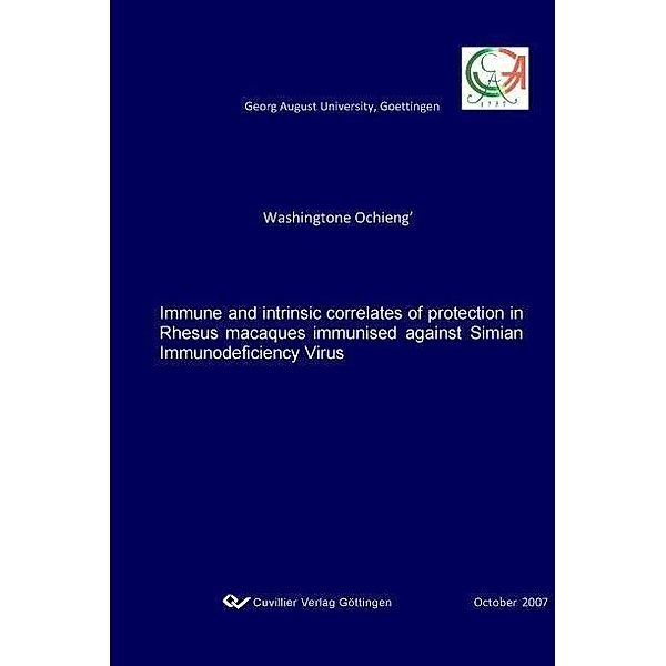 Immune and intrinsic correlates of protection in Rhesus macaques immunised against Simian Immunodeficiency Virus