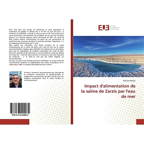 Impact d'alimentation de la saline de Zarzis par l'eau de mer, Wassim Hamza