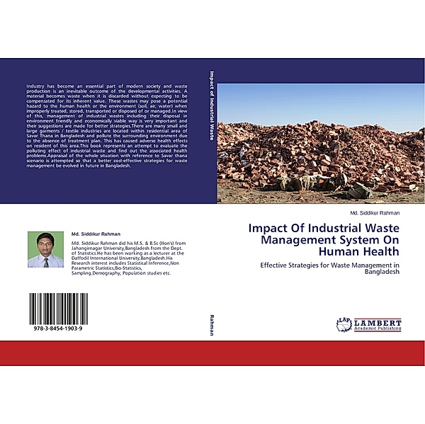 Impact Of Industrial Waste Management System On Human Health, Md. Siddikur Rahman
