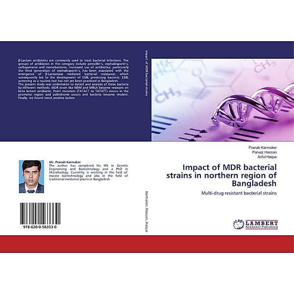 Impact of MDR bacterial strains in northern region of Bangladesh, Pranab Karmaker, Parvez Hassan, Ariful Haque