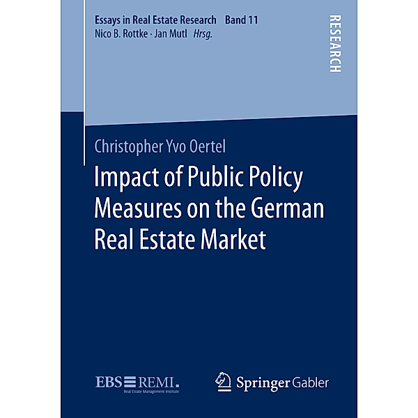 Impact of Public Policy Measures on the German Real Estate Market, Christopher Yvo Oertel