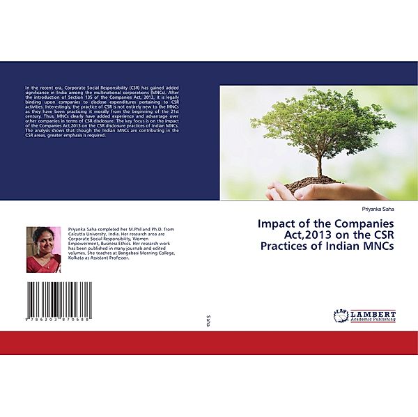 Impact of the Companies Act,2013 on the CSR Practices of Indian MNCs, Priyanka Saha