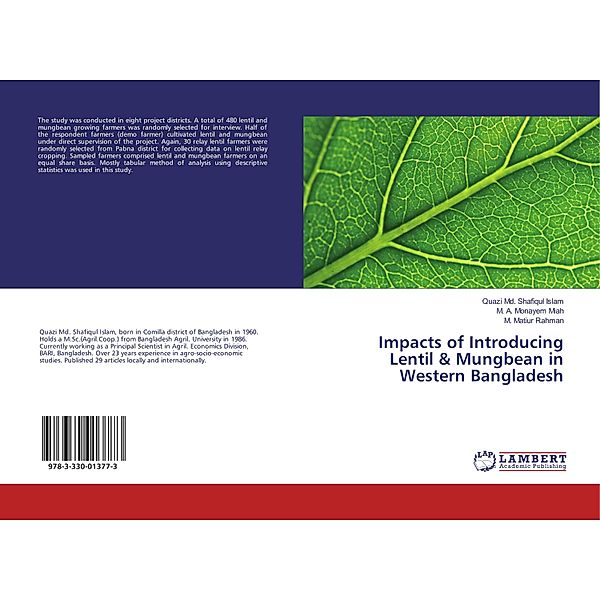 Impacts of Introducing Lentil & Mungbean in Western Bangladesh, Quazi Md. Shafiqul Islam, M. A. Monayem Miah, M. Matiur Rahman