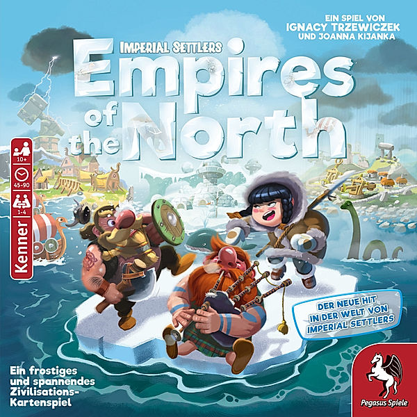 Pegasus Spiele Imperial Settlers, Empires of the North (Spiel), Ignacy Trzewiczek, Joanna Kijanka