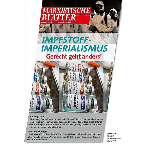 Impfstoff-Imperialismus - Gerecht geht anders! / Marxistische Blätter Bd.2_2022
