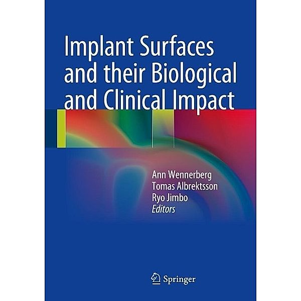 Implant Surfaces and their Biological and Clinical Impact