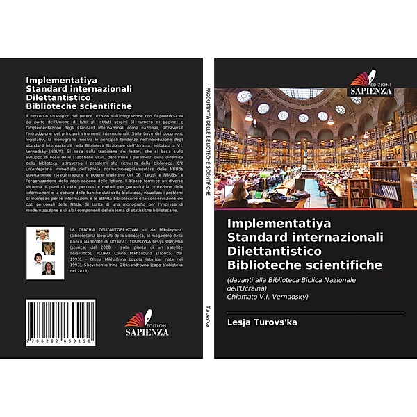 Implementatiya Standard internazionali Dilettantistico Biblioteche scientifiche, Lesja Turovs'ka