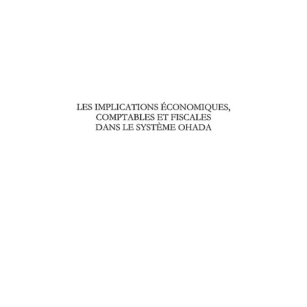 Implications economiques comptables et fiscales dans le syst, Victor Ts. Victor Ts.