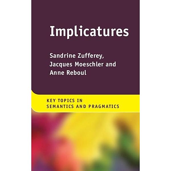 Implicatures, Sandrine Zufferey