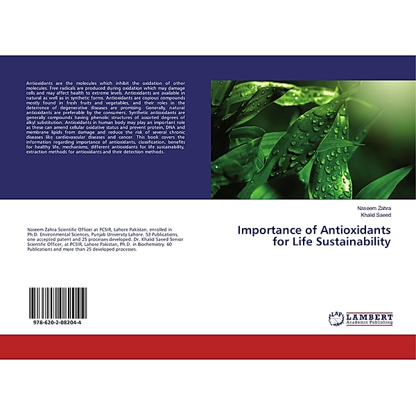 Importance of Antioxidants for Life Sustainability, Naseem Zahra, Khalid Saeed