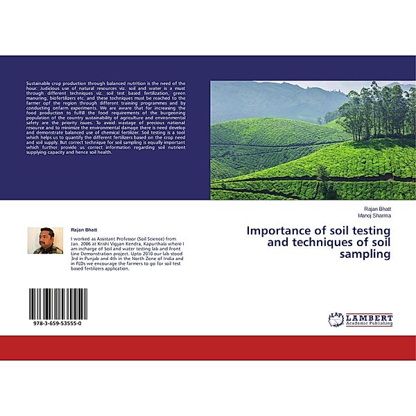 Importance of soil testing and techniques of soil sampling, Rajan Bhatt, Manoj Sharma