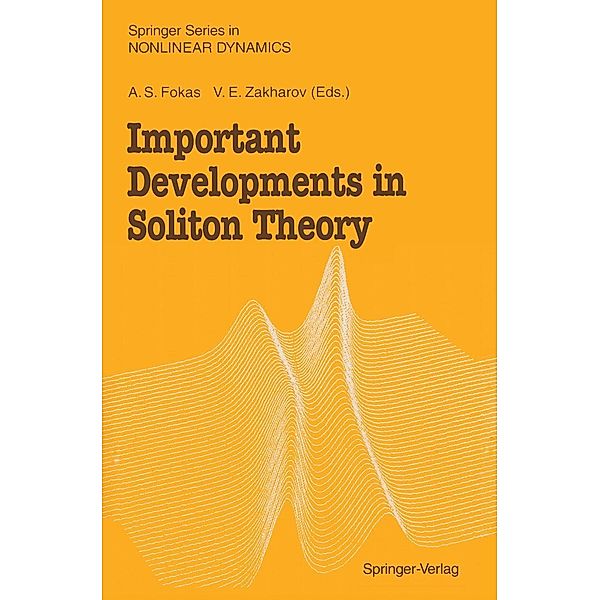Important Developments in Soliton Theory / Springer Series in Nonlinear Dynamics