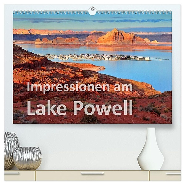 Impressionen am Lake Powell (hochwertiger Premium Wandkalender 2024 DIN A2 quer), Kunstdruck in Hochglanz, Dieter Wilczek