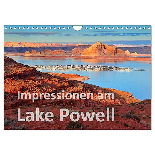 Impressionen am Lake Powell (Wandkalender 2024 DIN A4 quer), CALVENDO Monatskalender, Dieter Wilczek