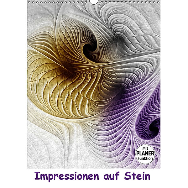 Impressionen auf Stein (Wandkalender 2019 DIN A3 hoch), IssaBild