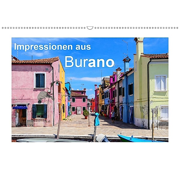 Impressionen aus Burano (Wandkalender 2020 DIN A2 quer), Gabi Hampe