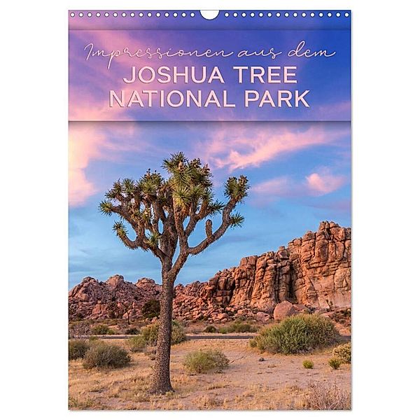 Impressionen aus dem JOSHUA TREE NATIONAL PARK (Wandkalender 2024 DIN A3 hoch), CALVENDO Monatskalender, Melanie Viola