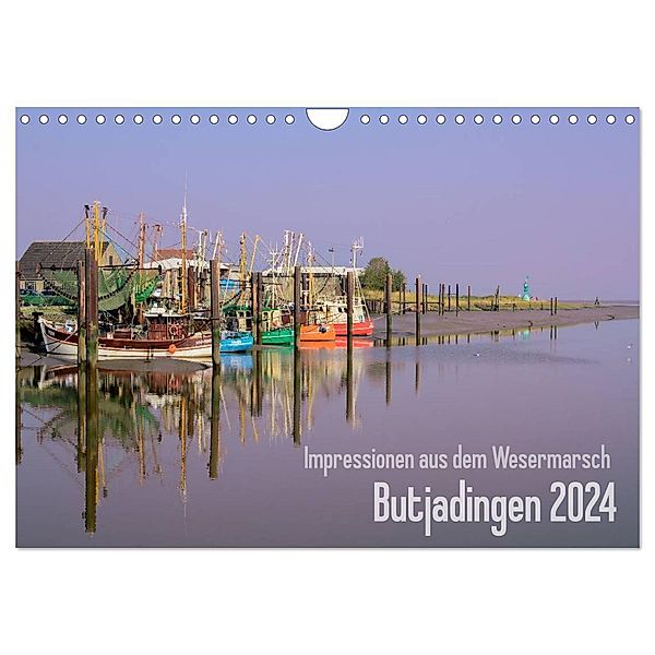 Impressionen aus dem Wesermarsch - Butjadingen 2024 (Wandkalender 2024 DIN A4 quer), CALVENDO Monatskalender, Christian Lindau