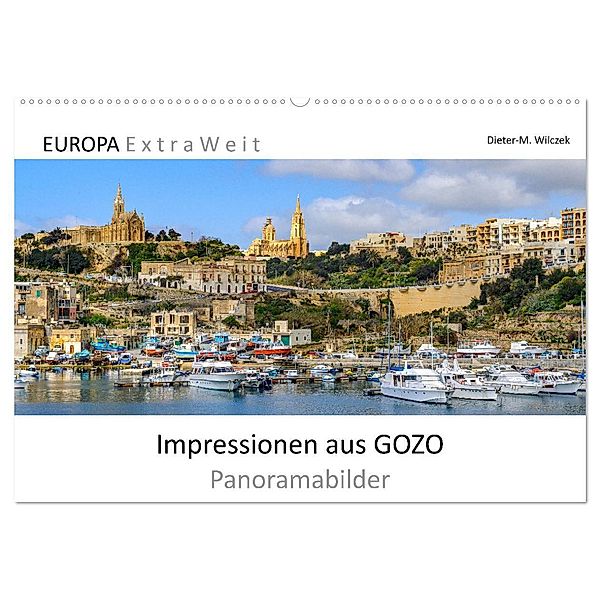 Impressionen aus GOZO - Panoramabilder (Wandkalender 2025 DIN A2 quer), CALVENDO Monatskalender, Calvendo, Dieter Wilczek