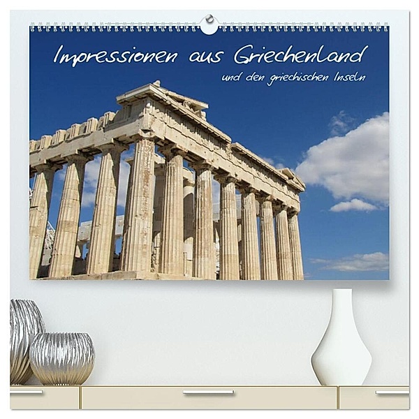 Impressionen aus Griechenland (hochwertiger Premium Wandkalender 2024 DIN A2 quer), Kunstdruck in Hochglanz, Patrick Schulz
