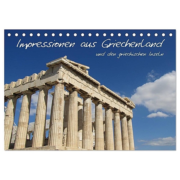Impressionen aus Griechenland (Tischkalender 2024 DIN A5 quer), CALVENDO Monatskalender, Patrick Schulz