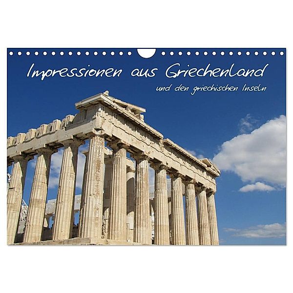 Impressionen aus Griechenland (Wandkalender 2024 DIN A4 quer), CALVENDO Monatskalender, Patrick Schulz