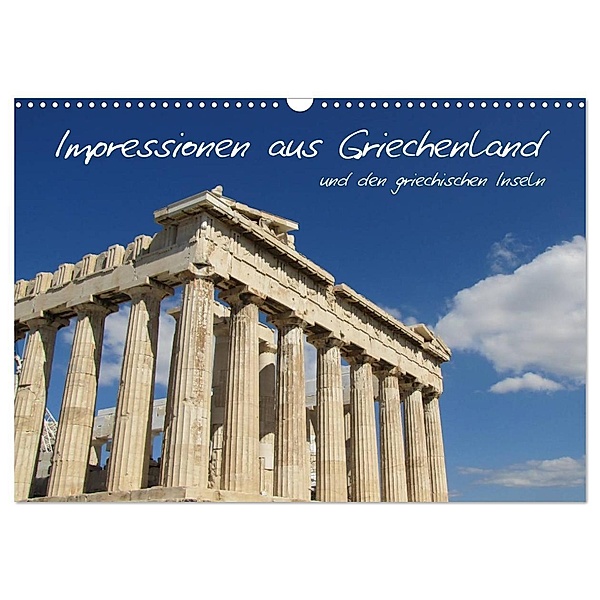 Impressionen aus Griechenland (Wandkalender 2024 DIN A3 quer), CALVENDO Monatskalender, Patrick Schulz