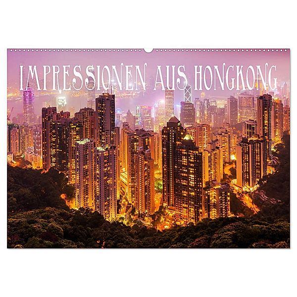 Impressionen aus Hong Kong (Wandkalender 2024 DIN A2 quer), CALVENDO Monatskalender, Christian Müller