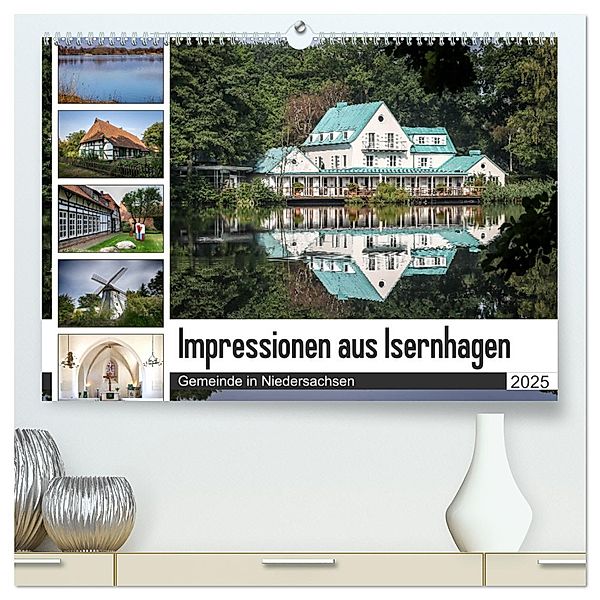 Impressionen aus Isernhagen (hochwertiger Premium Wandkalender 2025 DIN A2 quer), Kunstdruck in Hochglanz, Calvendo, Schnellewelten