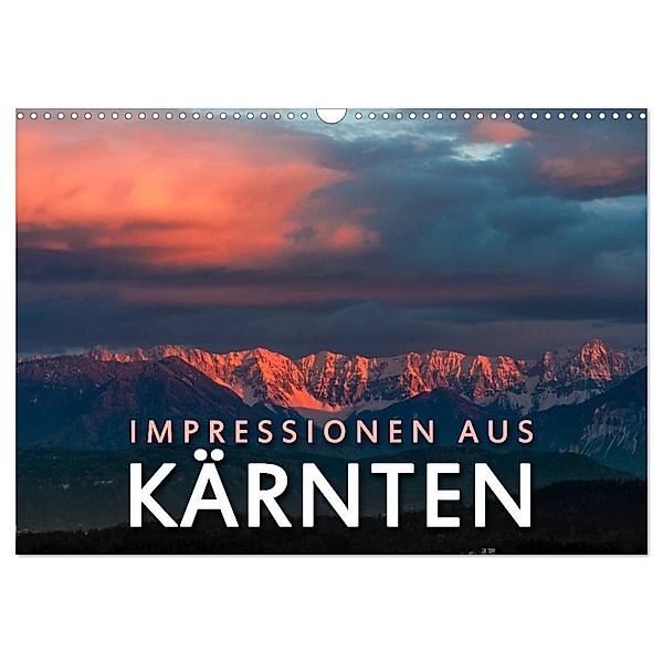 Impressionen aus Kärnten (Wandkalender 2024 DIN A3 quer), CALVENDO Monatskalender, Günter Zöhrer