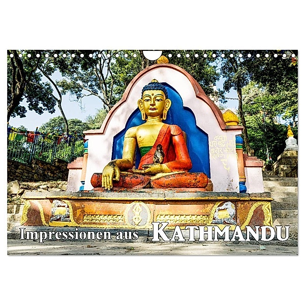 Impressionen aus Kathmandu (Wandkalender 2024 DIN A4 quer), CALVENDO Monatskalender, Frank Baumert