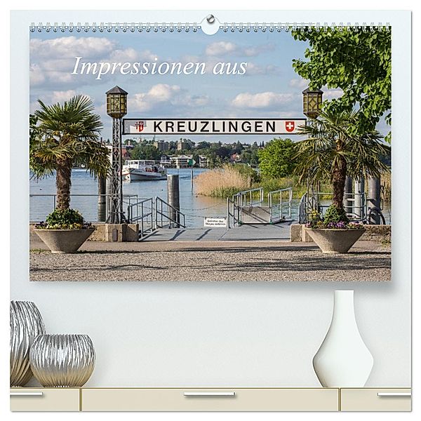 Impressionen aus Kreuzlingen (hochwertiger Premium Wandkalender 2025 DIN A2 quer), Kunstdruck in Hochglanz, Calvendo, Gabi Emser und Rainer Awiszus-Emser