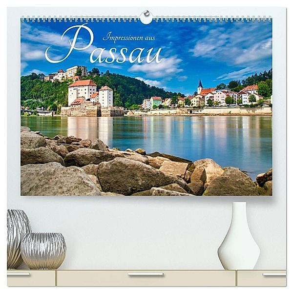 Impressionen aus Passau (hochwertiger Premium Wandkalender 2024 DIN A2 quer), Kunstdruck in Hochglanz, Jakob Otto