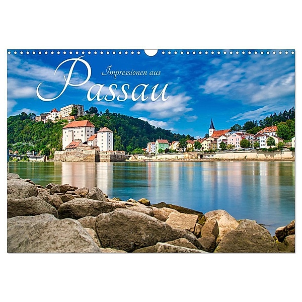 Impressionen aus Passau (Wandkalender 2024 DIN A3 quer), CALVENDO Monatskalender, Jakob Otto