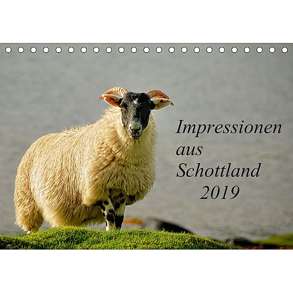 Impressionen aus Schottland / CH-Version (Tischkalender 2019 DIN A5 quer), Kirsten Karius