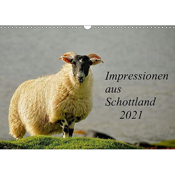 Impressionen aus Schottland / CH-Version (Wandkalender 2021 DIN A3 quer), Kirsten Karius