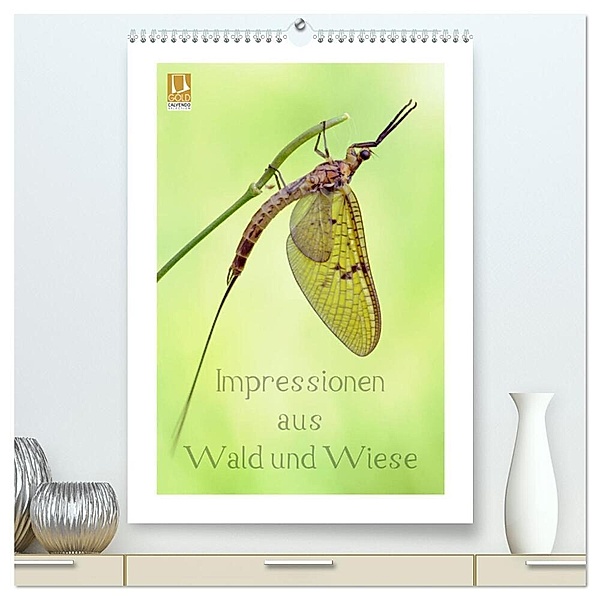 Impressionen aus Wald und Wiese (hochwertiger Premium Wandkalender 2024 DIN A2 hoch), Kunstdruck in Hochglanz, Rolf Schnepp
