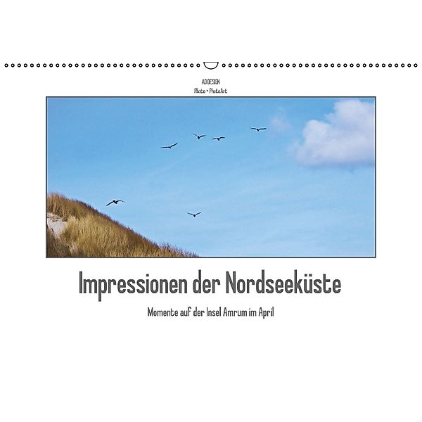 Impressionen der Nordseeinsel Amrum (Wandkalender 2014 DIN A2 quer), Angela Dölling