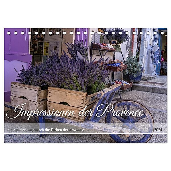 Impressionen der Provence (Tischkalender 2024 DIN A5 quer), CALVENDO Monatskalender, Bisou Fotografie