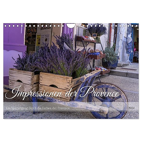 Impressionen der Provence (Wandkalender 2024 DIN A4 quer), CALVENDO Monatskalender, Bisou Fotografie