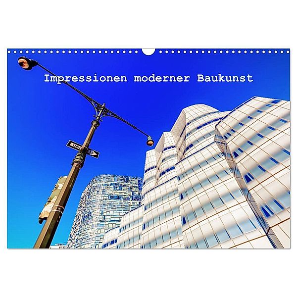 Impressionen moderner Baukunst (Wandkalender 2024 DIN A3 quer), CALVENDO Monatskalender, Christian Müller