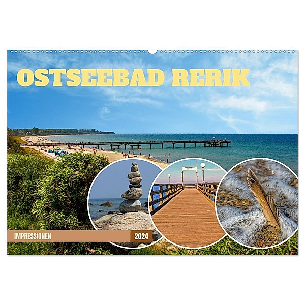 Impressionen Ostseebad Rerik (Wandkalender 2024 DIN A2 quer), CALVENDO Monatskalender, Holger Felix
