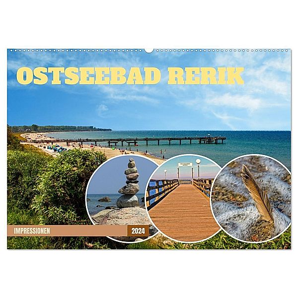 Impressionen Ostseebad Rerik (Wandkalender 2024 DIN A2 quer), CALVENDO Monatskalender, Holger Felix