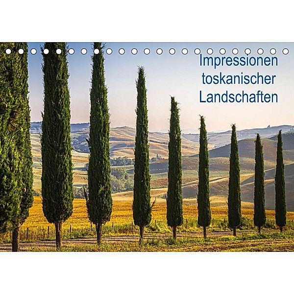 Impressionen toskanischer Landschaften (Tischkalender 2023 DIN A5 quer), LHJ PHOTO HAMBURG