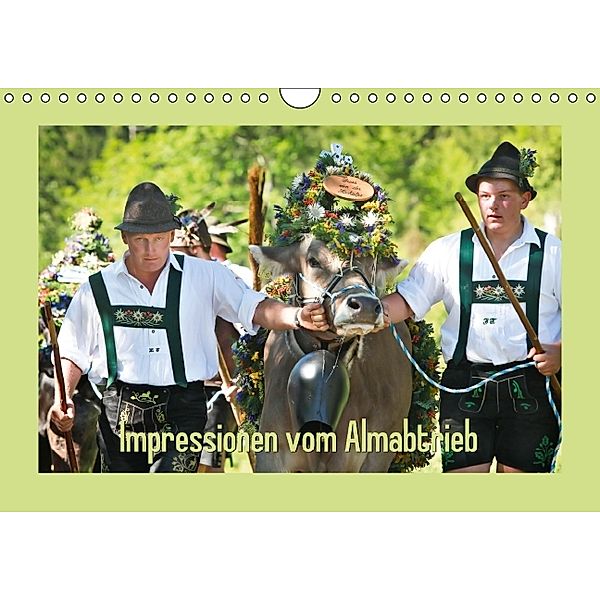 Impressionen vom Almabtrieb (Wandkalender 2014 DIN A4 quer)