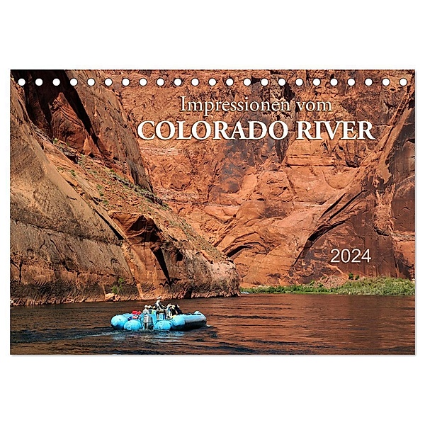 Impressionen vom Colorado River (Tischkalender 2024 DIN A5 quer), CALVENDO Monatskalender, Dieter Wilczek