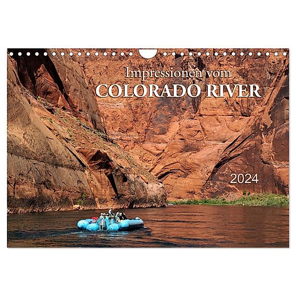 Impressionen vom Colorado River (Wandkalender 2024 DIN A4 quer), CALVENDO Monatskalender, Dieter Wilczek