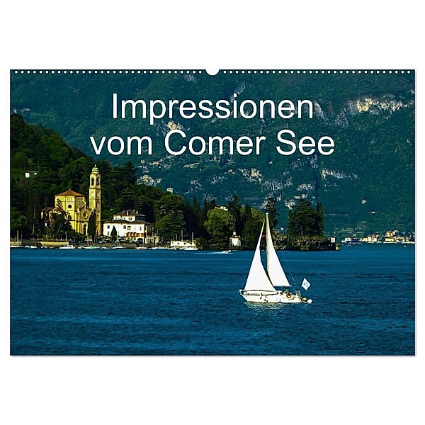 Impressionen vom Comer See (Wandkalender 2024 DIN A2 quer), CALVENDO Monatskalender, Gabi Hampe